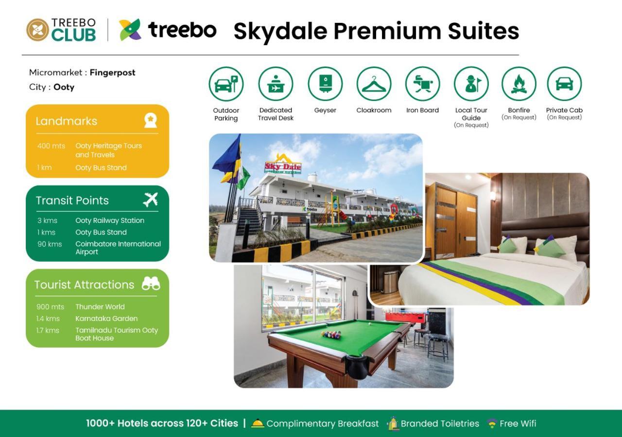 Treebo Skydale Premium Suites, 1500 Mtrs From Ooty Lake Extérieur photo